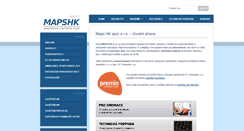 Desktop Screenshot of mapshk.cz